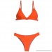 MmNote Sexy Womens High Waist Bandage Bikini Set Swimwear Beach Swimsuit Monokini Orange B07LFW16S4